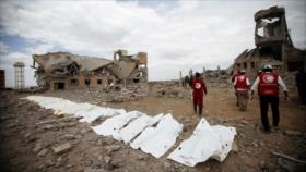Carnicería en pleno día: Crimen saudí deja decenas de yemeníes muertos