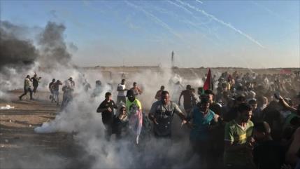 Muere palestino asfixiado por gases lacrimógenos en represión israelí