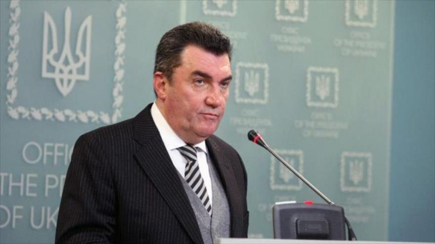 El secretario del Consejo de Seguridad Nacional y Defensa de Ucrania, Alexéi Danilov.
