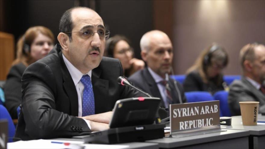 Basam al-Sabaq, representante permanente de Siria ante la Organización de las Naciones Unidas (ONU).