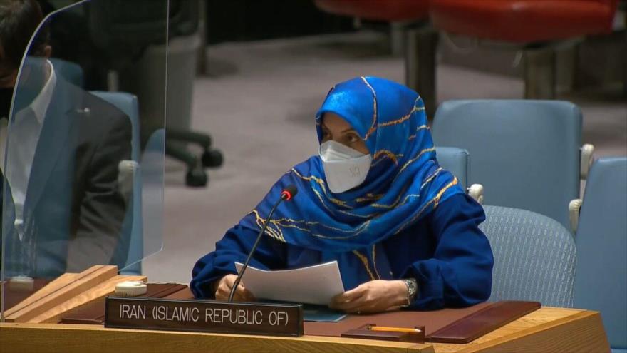 La representante permanente adjunta de la República Islámica de Irán ante las Naciones Unidas, Zahra Ershadi.