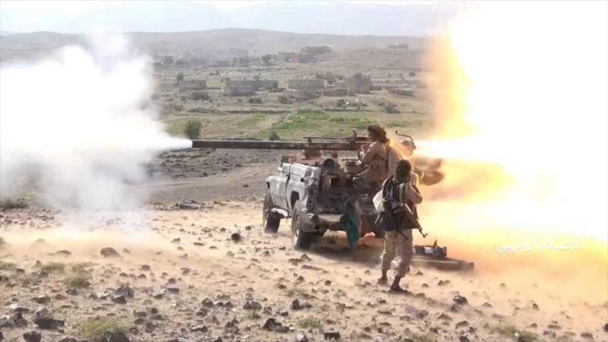 Las fuerzas yemeníes en una operación en la provincia de Al-Bayda, suroeste de Yemen.