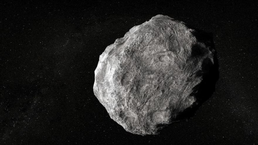 Una imagen ilustrativa de un asteroide. 