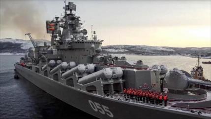Más buques rusos llegan al Mediterráneo para masivas maniobras