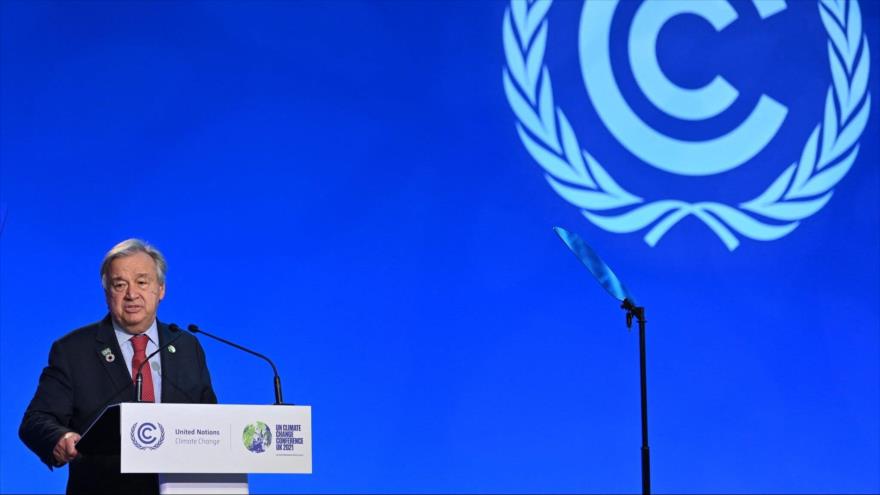El secretario general de la ONU, Antonio Guterres, 11 de noviembre de 2021. 