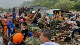 Devastador deslizamiento de tierra en Colombia deja 11 muertos