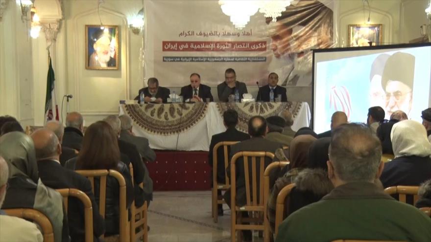 Conmemoran en Siria 43º aniversario de victoria de la Revolución Islámica