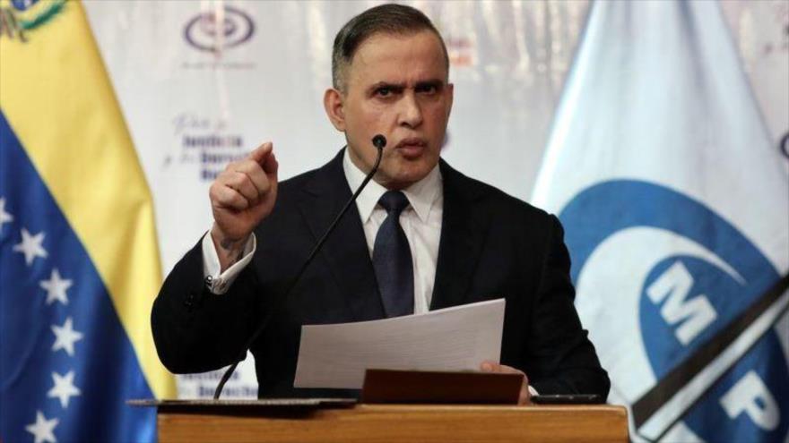 Fiscal general de Venezuela, Tarek William Saab, durante una conferencia de prensa en Caracas, Venezuela, 8 de mayo de 2020. (Foto: Reuters)