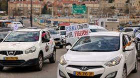 Vídeo: Israelíes organizan convoy de protesta al estilo canadiense