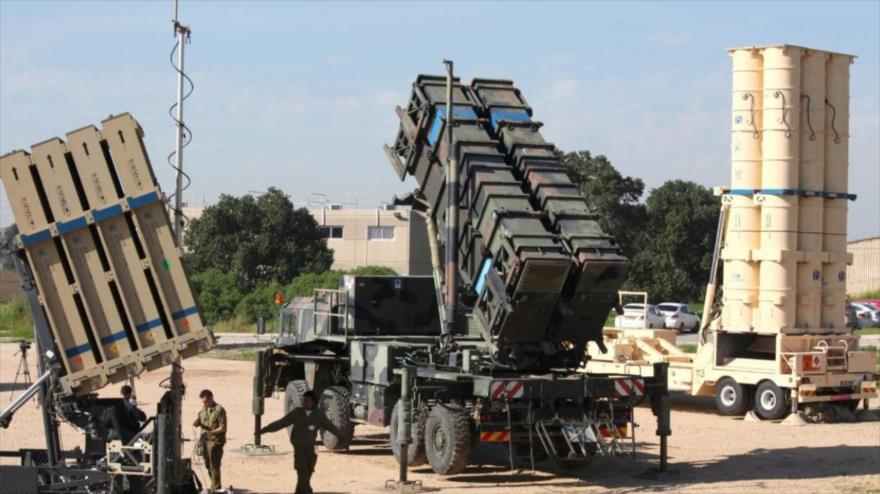 Sistemas de defensa aérea israelíes ‘Cúpula de Hierro’.