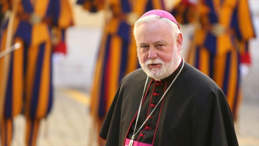 El arzobispo Paul Richard Gallagher, secretario para las Relaciones con los Estados del Vaticano.