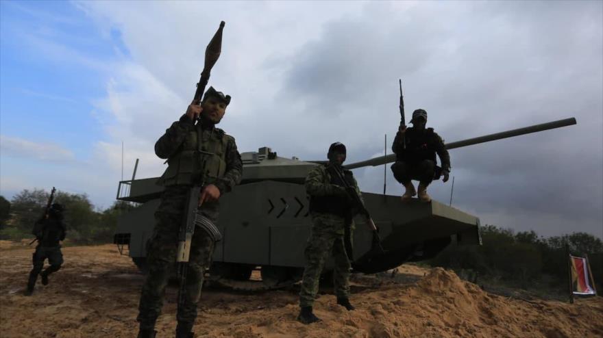 Fotos y vídeo: Resistencia palestina simula combate contra Israel | HISPANTV