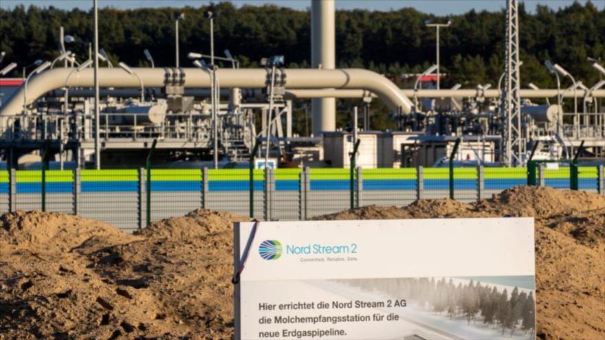 Una instalación del gasoducto Nord Stream 2 en Lubmin, noreste de Alemania, 7 de septiembre de 2020. (Foto: AFP)