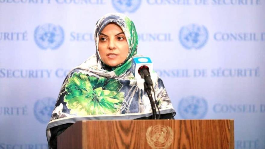 La representante permanente adjunta de Irán ante la Organización de las Naciones Unidas (ONU), Zahra Ershadi.

