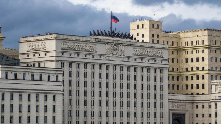Edificio del Ministerio de Defensa de Rusia, en Moscú, la capital.
