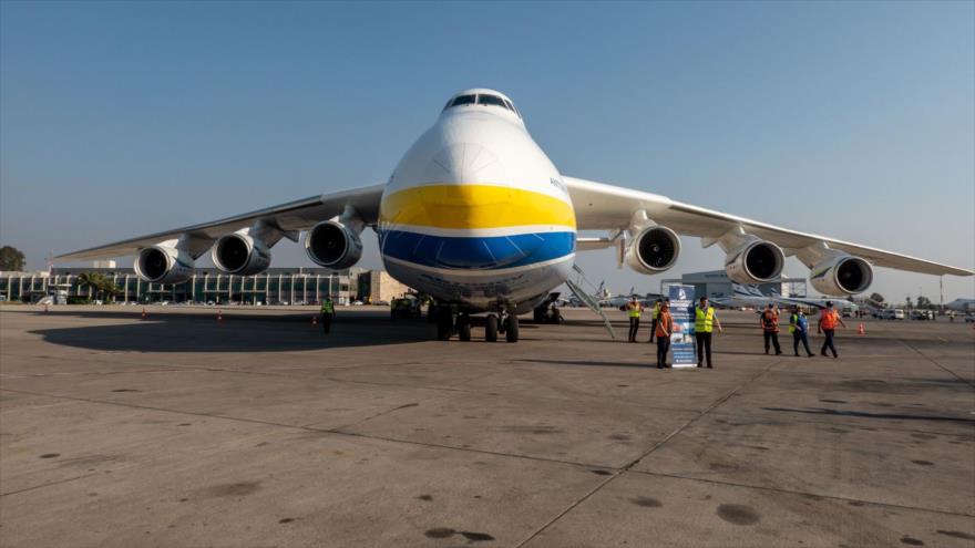 El avión de transporte ucraniano AN-225 ‘Mriya’.