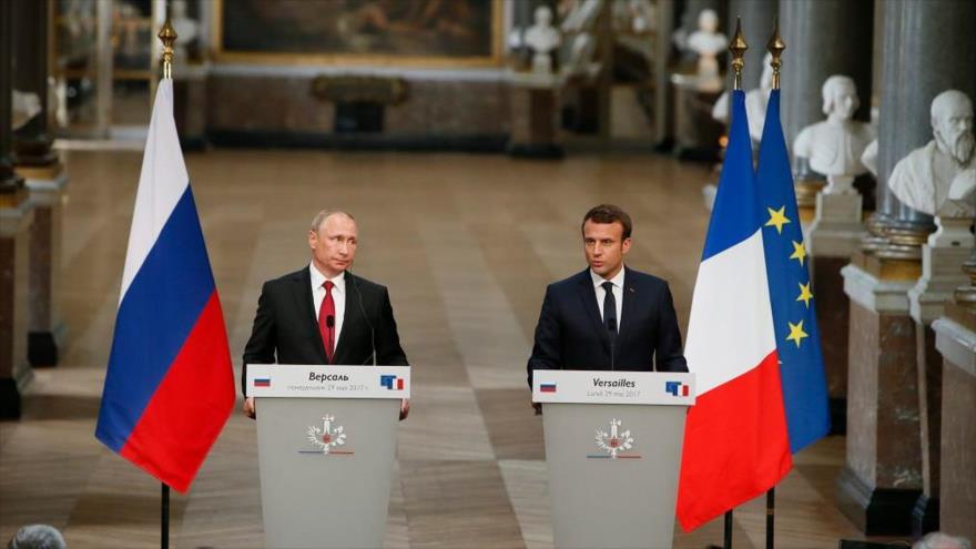 Putin enumera a Macron sus condiciones para un acuerdo con Ucrania