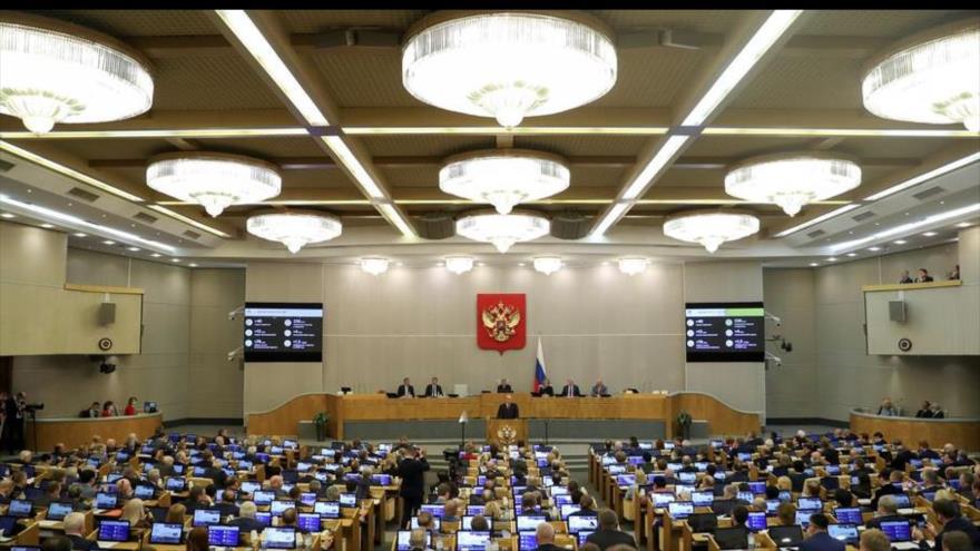 Una sesión de la Duma de Rusia, 12 de mayo de 2021. (Foto: Reuters)
