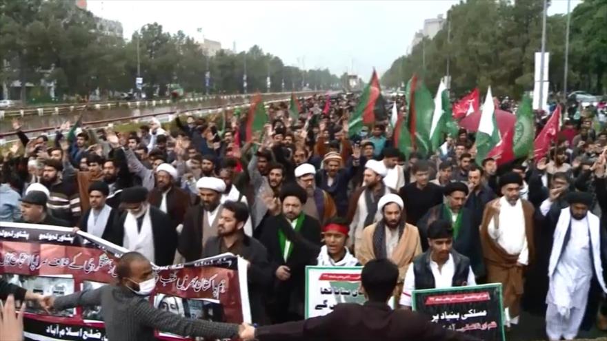 Se celebran masivas manifestaciones contra terrorismo en Paquistán