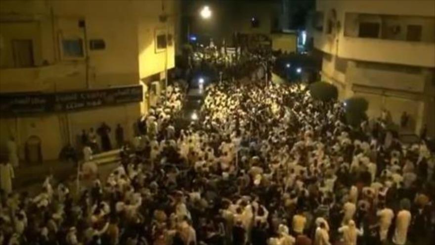 Enorme multitud participa en funeral de ejecutados por Arabia Saudí