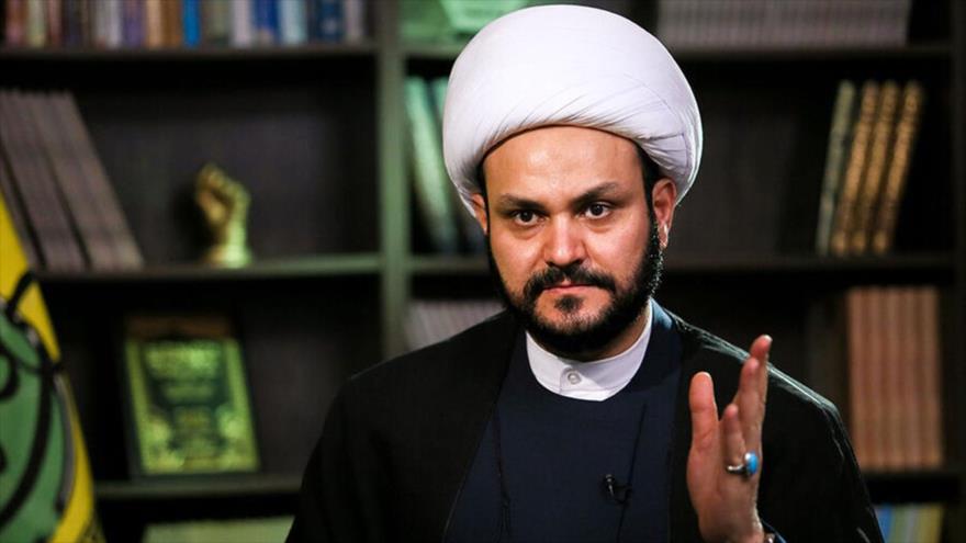 El secretario general del Movimiento Hezbolá Al-Nuyaba, el sheij Akram al-Kaabi.