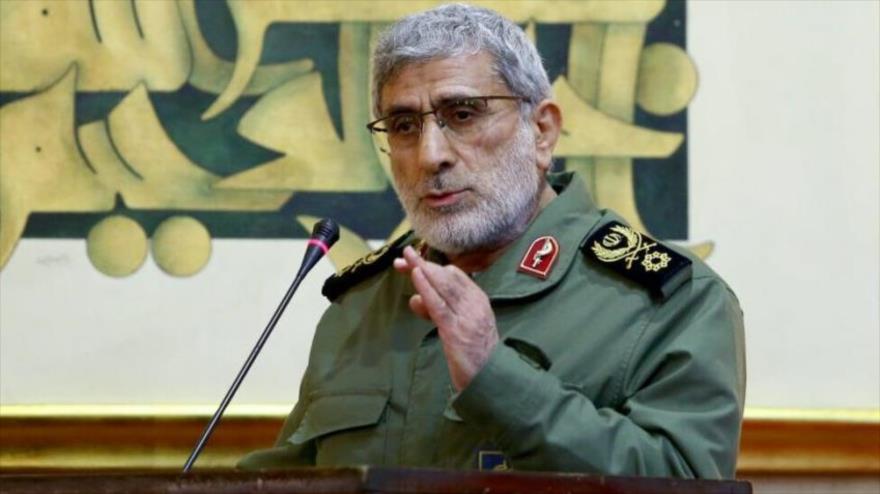 El comandante de la Fuerza Quds del Cuerpo de Guardianes de la Revolución Islámica (CGRI) de Irán, el general de brigada Esmail Qaani.