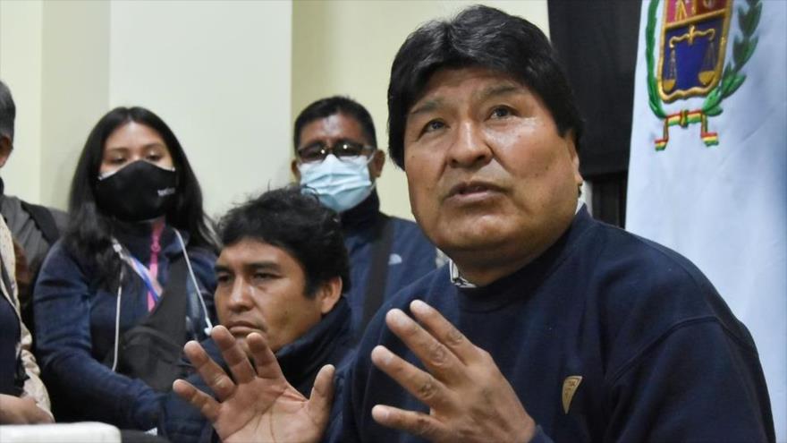 El expresidente de Bolivia Evo Morales asiste a una conferencia de prensa en Cochabamba, Bolivia, 18 de agosto de 2021. (Foto: Reuters)