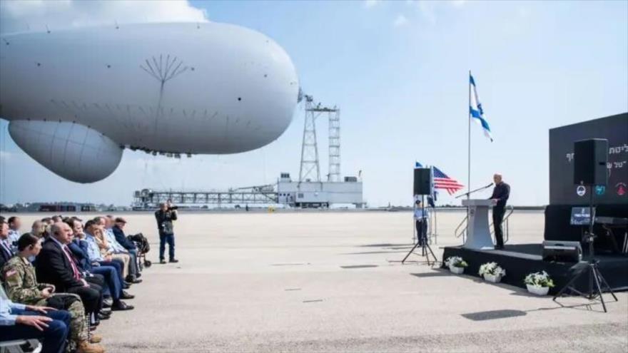Ceremonia de la entrega del sistema de defensa aérea Rocío del Cielo al ejército de Israel, 23 de marzo de 2022.
