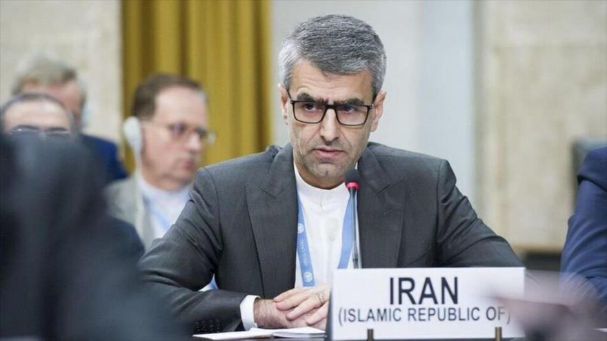 El representante permanente de la República Islámica de Irán ante la Oficina de las Naciones Unidas en Ginebra (Suiza), Esmail Baqai.