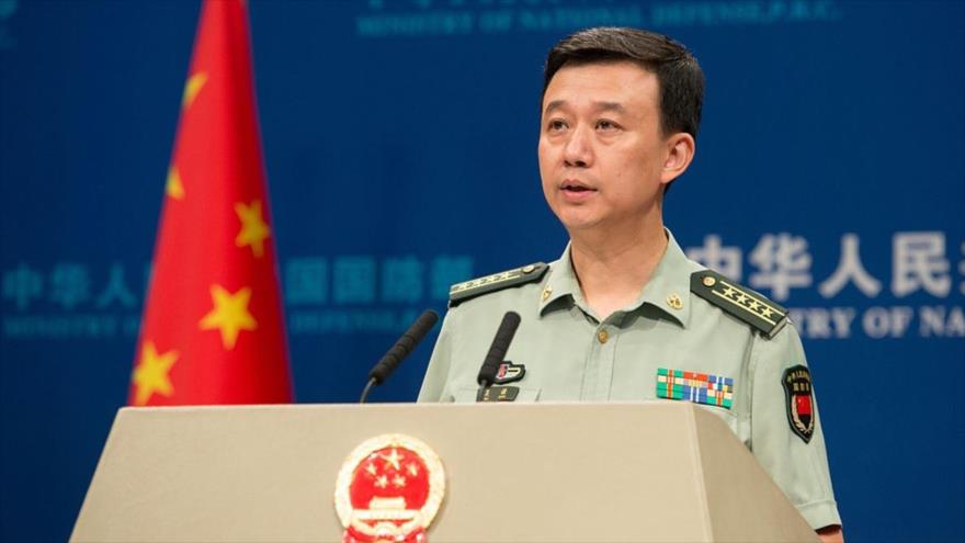 El portavoz del Ministerio de Defensa de China, Wu Qian.