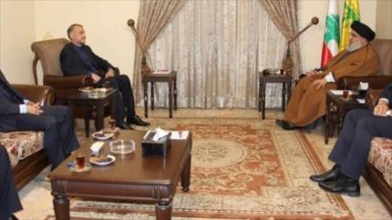 Canciller de Irán y líder de Hezbolá se reúnen en El Líbano
