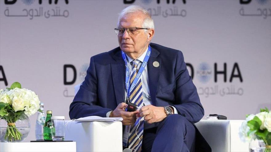 El alto representante de la UE para Asuntos Exteriores, Josep Borrell, durante el Foro de Doha en Catar, 26 de marzo de 2022. (Foto: AFP)