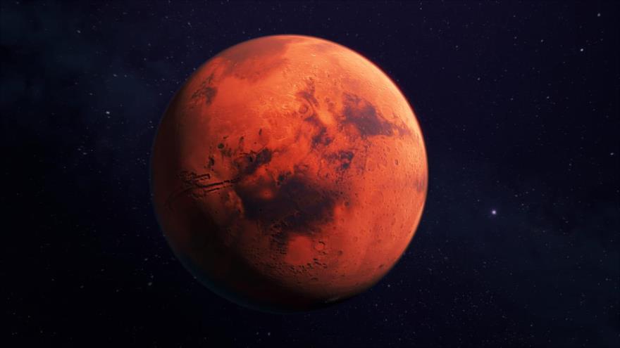 Una imagen ilustrativa del planeta Marte. 