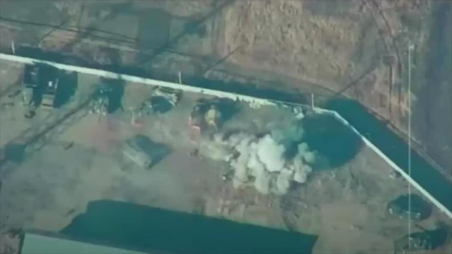 Vídeo: Misiles guiados rusos destruyen carros blindados de Ucrania | HISPANTV