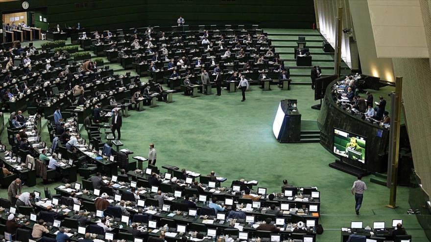 Una sesión plenaria del Parlamento de Irán, Teherán.