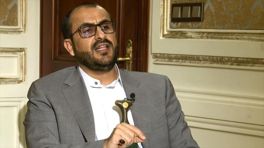Portavoz del movimiento popular yemení Ansarolá, Muhamad Abdel Salam.