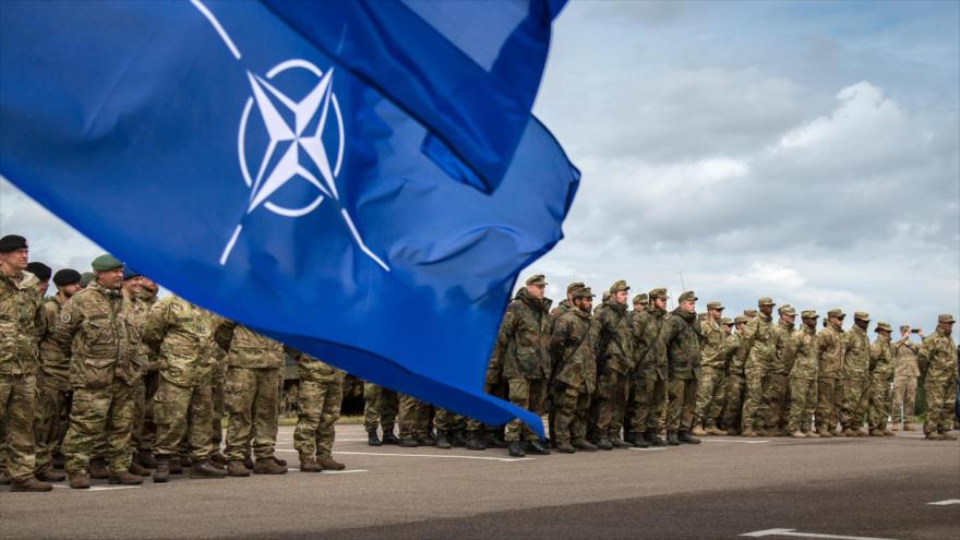 Fuerzas de la OTAN durante una maniobra militar.
