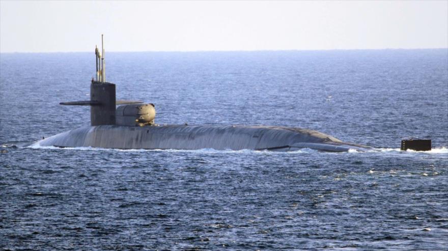 El submarino de misiles guiados USS Georgia. (Foto: AP)
