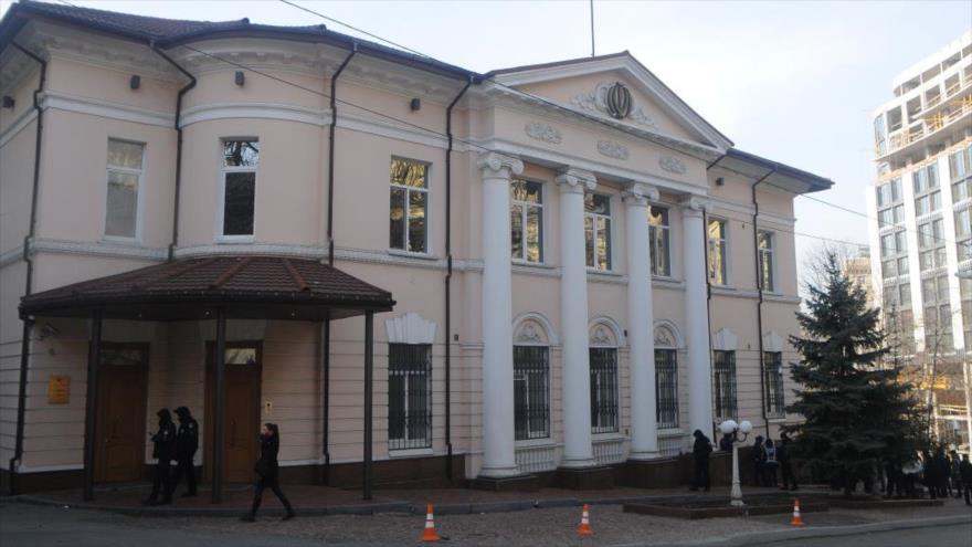 Embajada de Irán en Kiev, capital ucraniana.