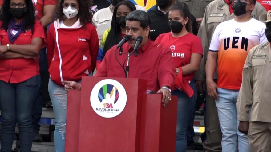 Multitudinaria marcha en el Día de la Dignidad Nacional en Venezuela