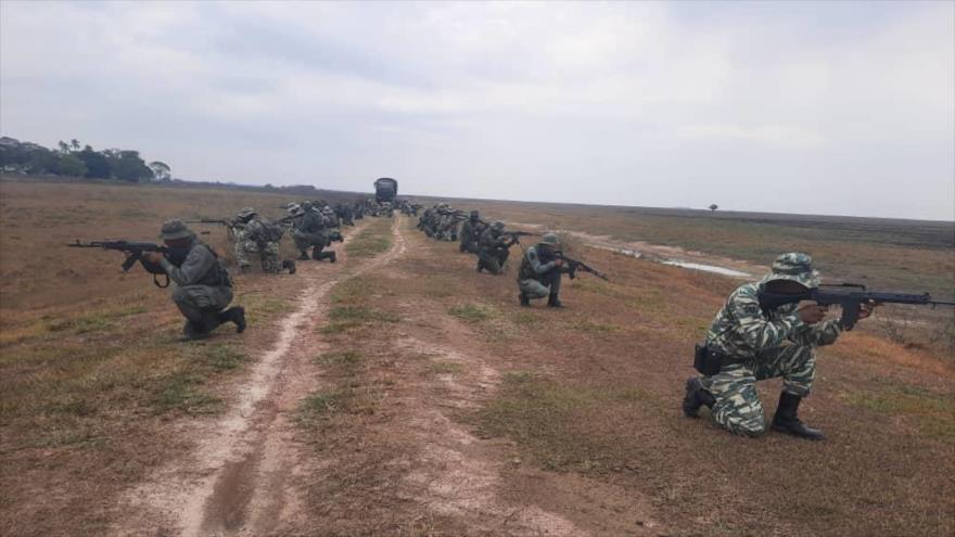 La Fuerza Armada Nacional Bolivariana (FANB) de Venezuela durante la operación Escudo Bolivariano 2022, 13 de abril de 2022. (Foto: @dhernandezlarez)