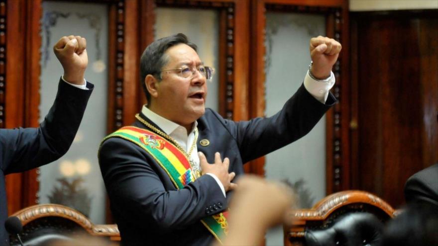 El presidente de Bolivia, Luis Arce.