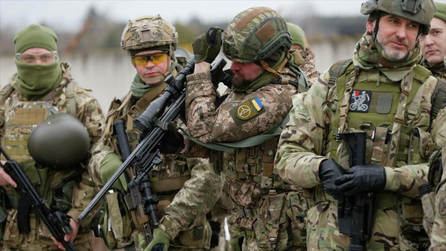 Los integrantes del Ejército de Ucrania. (Foto: Sputnik)