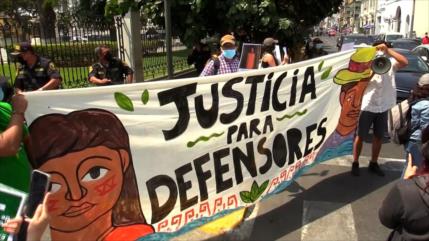Marchan en Perú para pedir más protección a defensores ambientales
