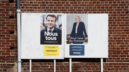Duelo Macron-Le Pen: Inicia 2.ª vuelta de presidenciales en Francia
