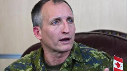 Exgeneral canadiense acusado de acoso sexual luchará por Ucrania