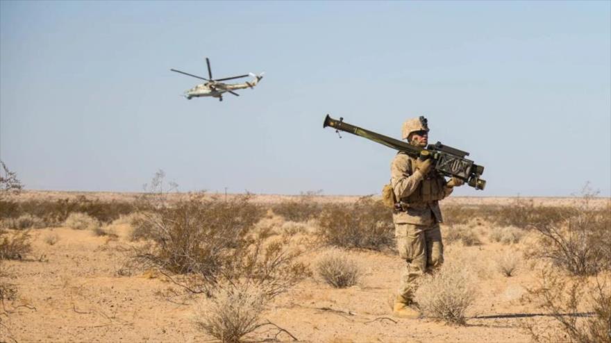 Marines de EE.UU. entrenan para derribar helicópteros rusos, Arizona. (Foto: defence-blog)