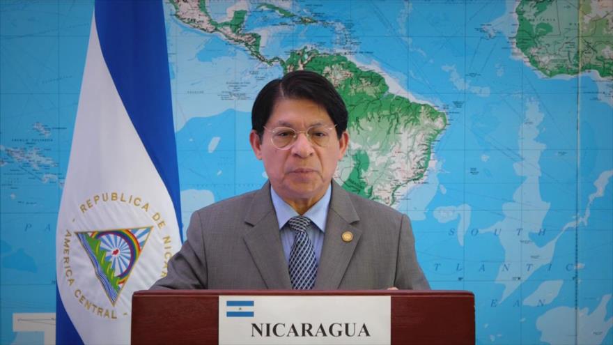 El canciller de Nicaragua, Denis Moncada