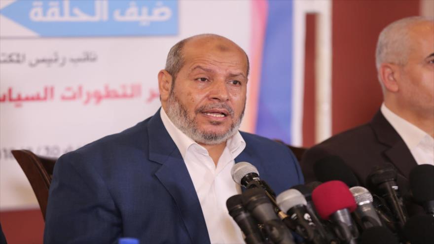 Jalil al-Haya, un miembro de la oficina política del Movimiento de Resistencia Islámica de Palestina (HAMAS).