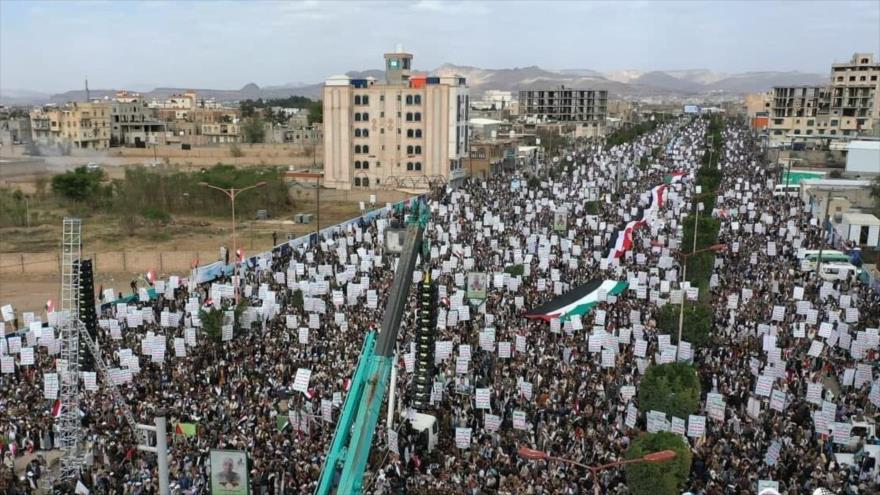 Yemeníes conmemoran con masivas marchas el Día Mundial de Al-Quds